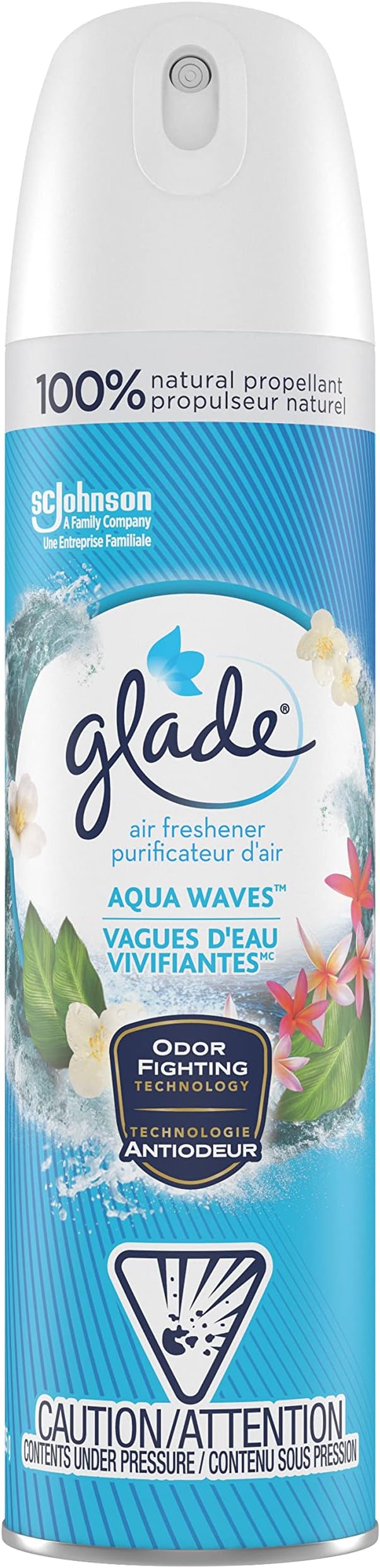 Glade Air Freshener Room Spray, Aqua Waves, 235g, Fragrance Infused