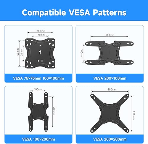 Miniatura 8 de Suptek Soporte de TV RV con cerradura para televisores de 13 a 43 pulgadas  Soporte de pared con bloqueo de movimiento completo para cámper,