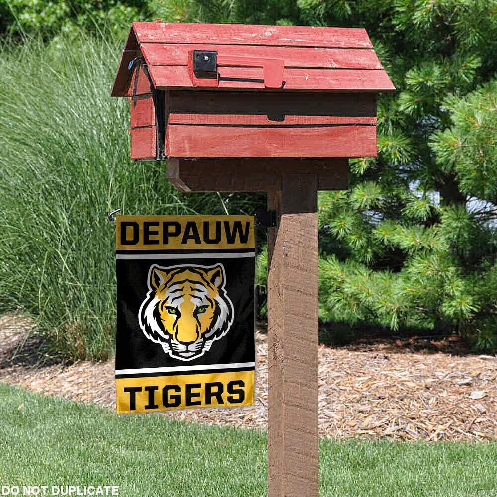 DePauw Tigers Double Sided Garden Flag - Image 3
