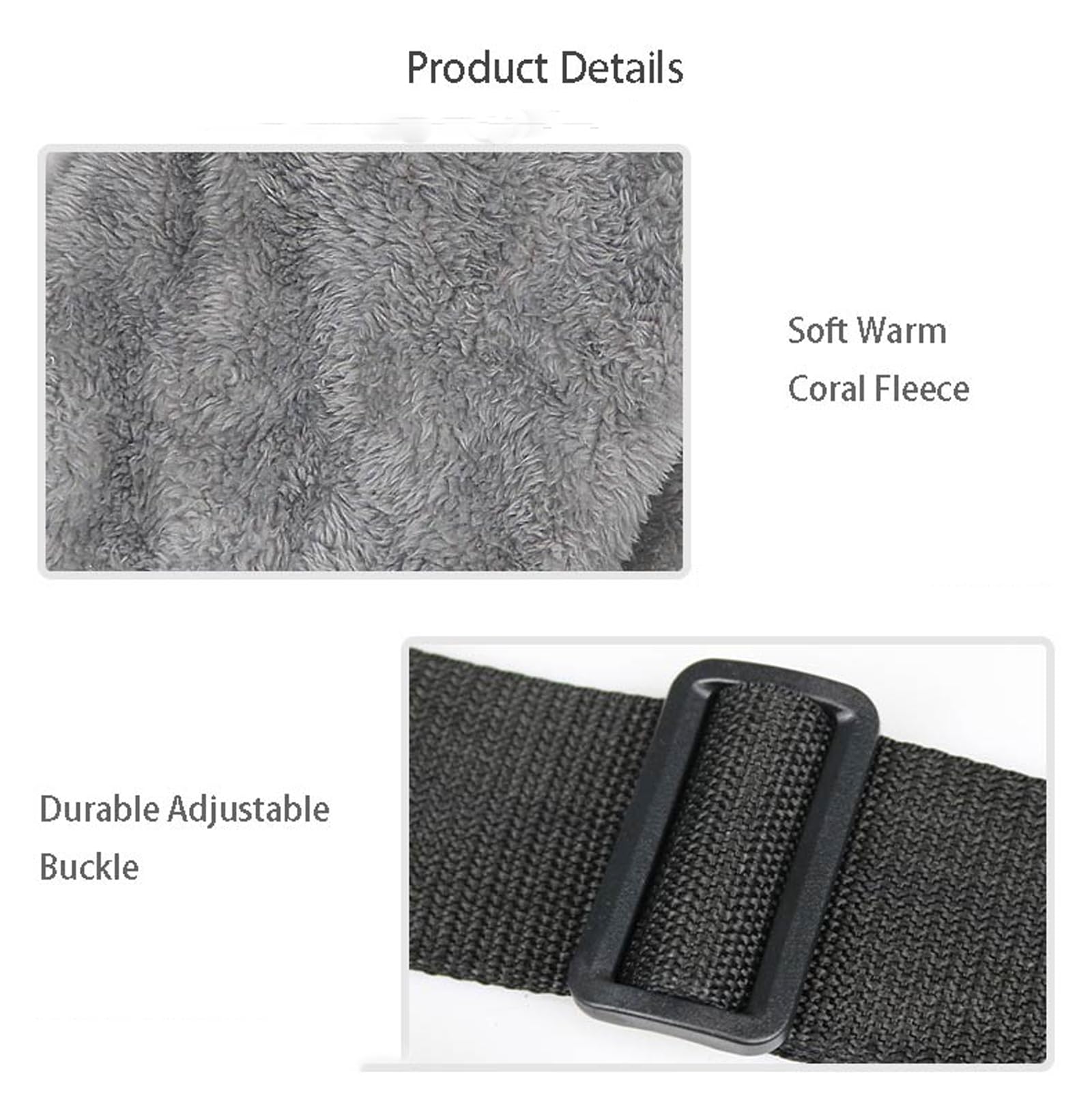 Arnés de elevación para perros, correa de soporte de cadera ajustable para ayuda a la movilidad, material de forro polar para piernas débiles y rehabilitación postoperatoria
