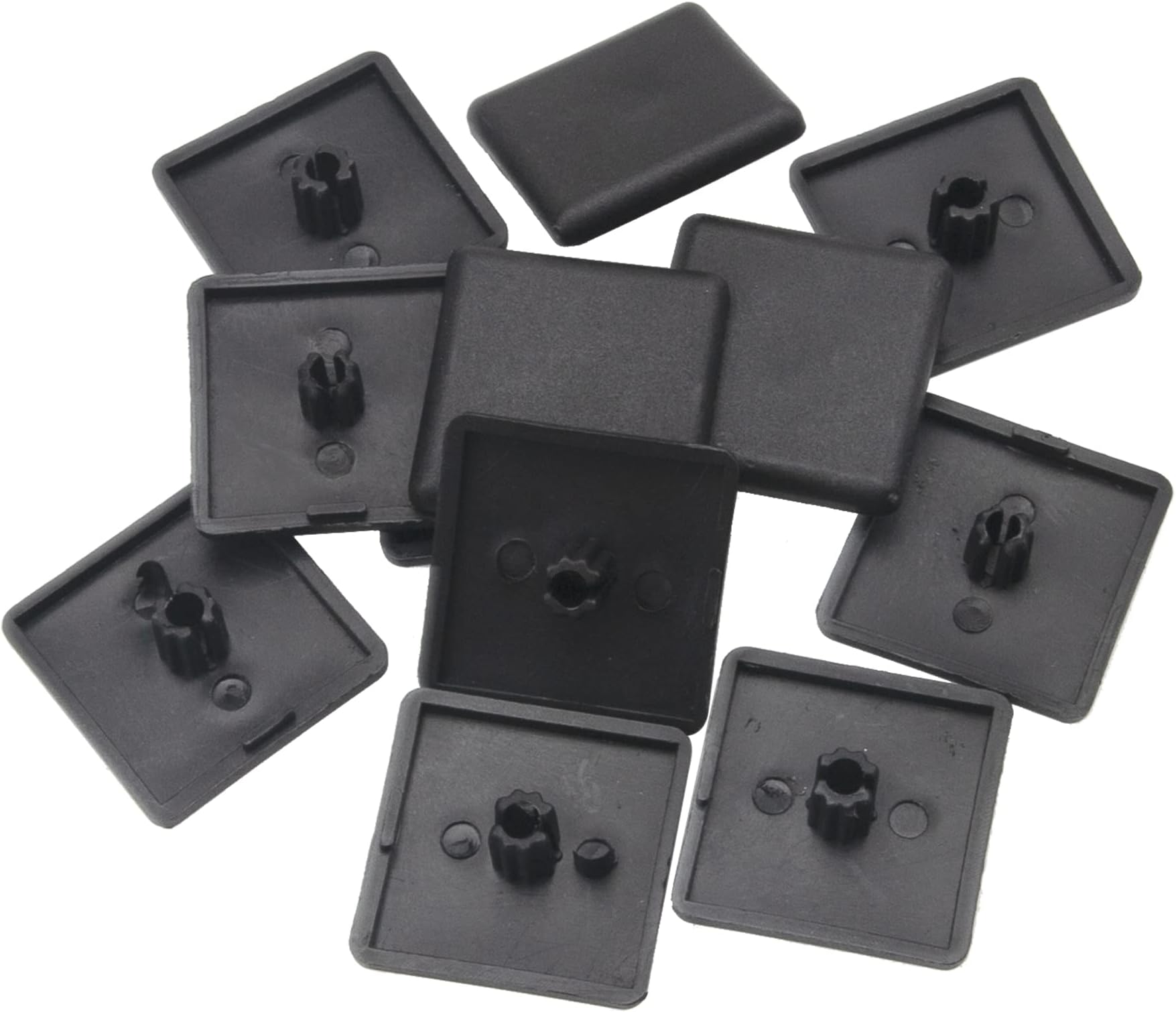 Rrina 12Pcs 3030 Series European Standard Aluminum Profile End Cap T-Slot Aluminum Profile Accessories