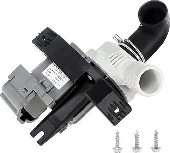 2026 UPGRADED W10536347 W10155921 W10049390 Washer Drain Pump-Sturdy Long Lasting Pump-Fit for Whirlpool Kenmore Maytag Washer AP5650269 W10217134 W10281682 with 3 Mounting Screws-365 DAYS by Blutoget