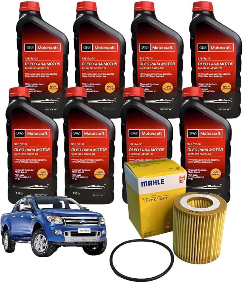 Kit Troca De Óleo Da Ranger 2.2 L - 5w30 + Filtro - Motorcraft