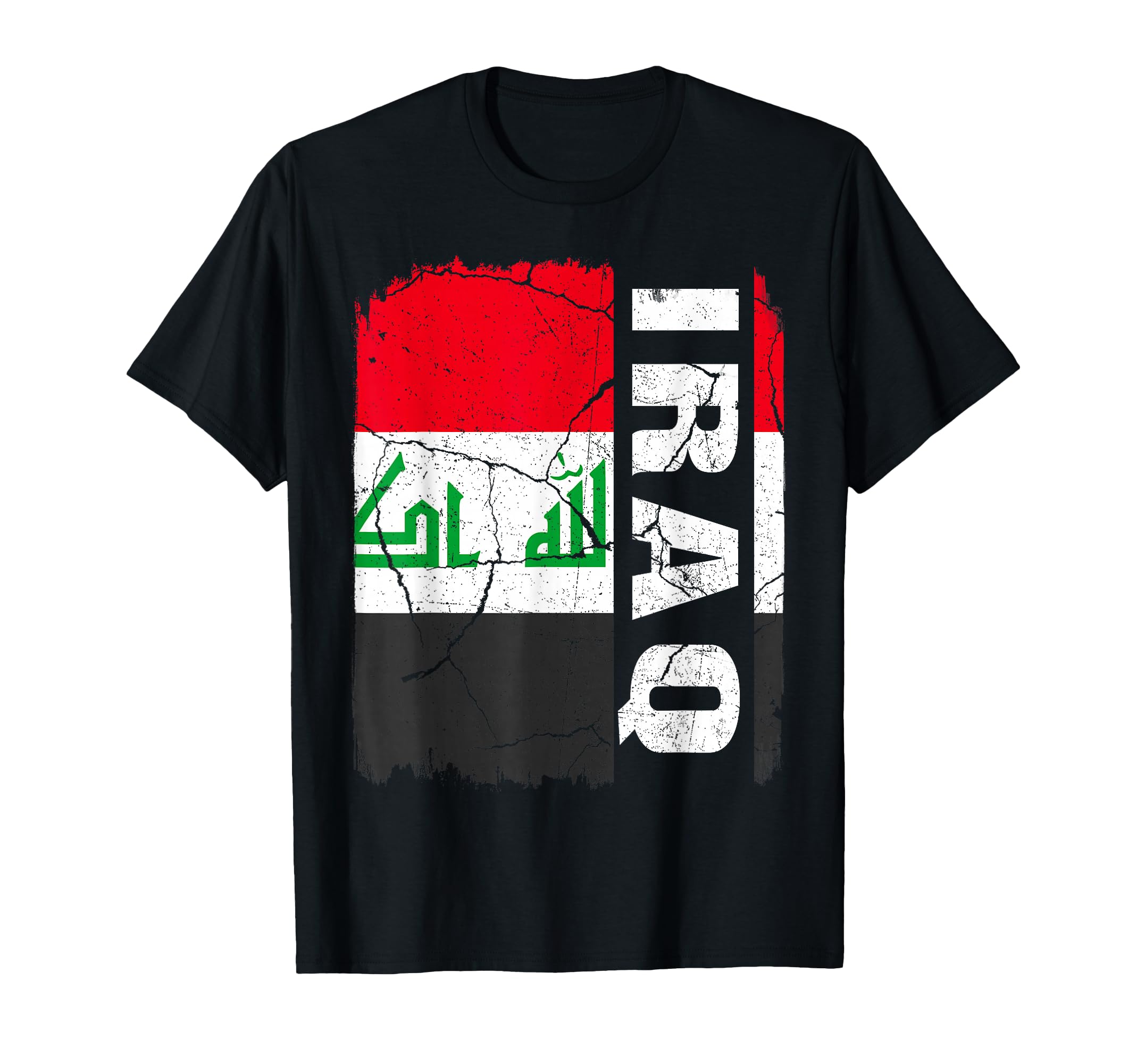 Photo 1 of *** ASPHALT *** Vintage Iraqis Flag Iraq Pride Roots Heritage Gift T-Shirt L
