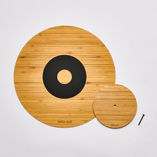 Miniatura 3 de Soporte de pared para discos de vinilo de bambú Soporte flotante de almacenamiento de álbum LP sin marcos ni soporte visible Convierte tu espacio