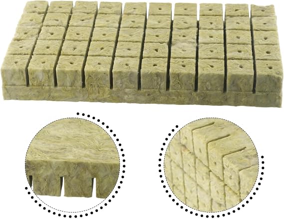 Grow Cubes 50 or 100 per Package for Cloning Cuttings and Starting in Aeroponic and Ebb and Flow Systems (100pcs)