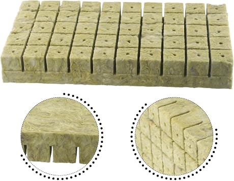 Grow Cubes 50 or 100 per Package for Cloning Cuttings and Starting in Aeroponic and Ebb and Flow Systems (100pcs)