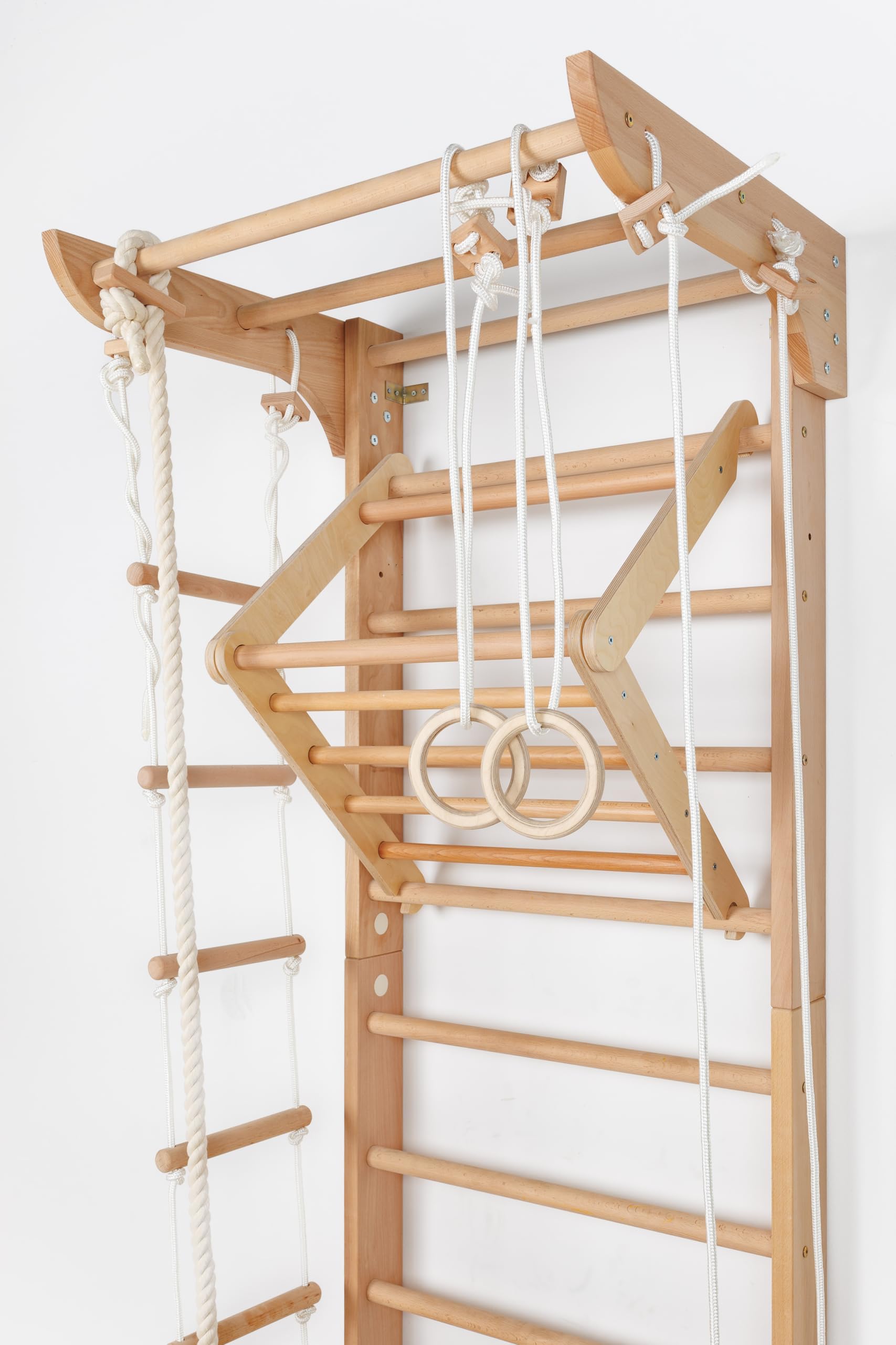 Escalera Sueca Barras de Pared Kinder-4-240, Gimnasia de los niños en casa, Complejo Deportivo de Gimnasia