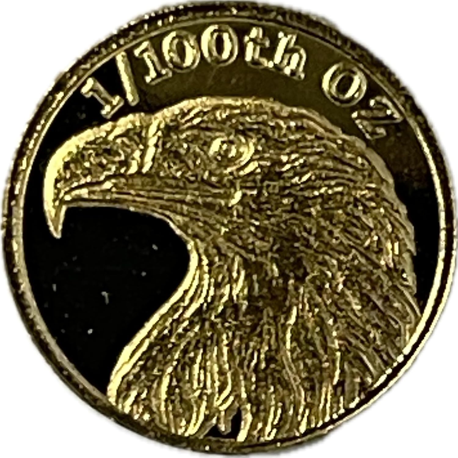 1/100 oz .9999 Fine Gold – American Bald Eagle Design (Sealed in Capsule)