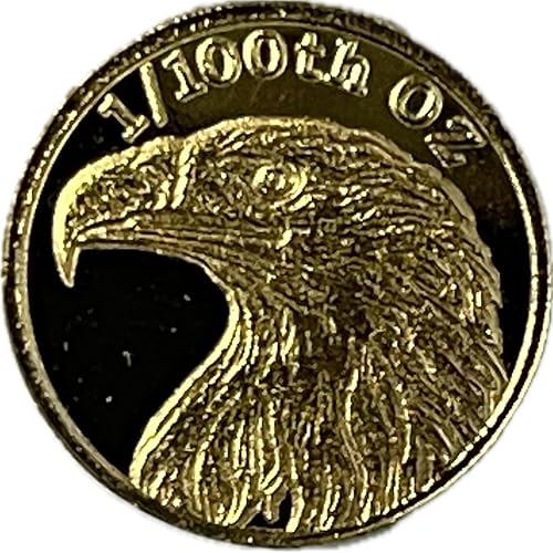 1/100 oz .9999 Fine Gold – American Bald Eagle Design (Sealed in Capsule)