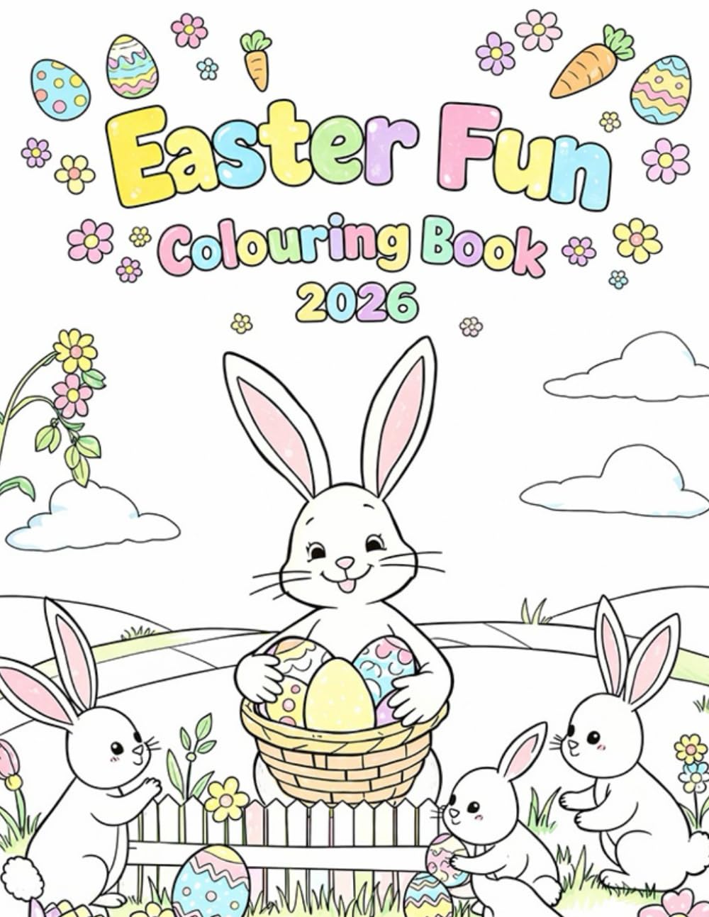 Easter Fun: Colouring Book