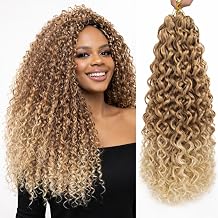 Gogo Curl Hair - Crochet Braid Hair Extensions for Crochet Braids Natural Look Kanekalon - 120 Strands 450 g + 3 Accessories Included