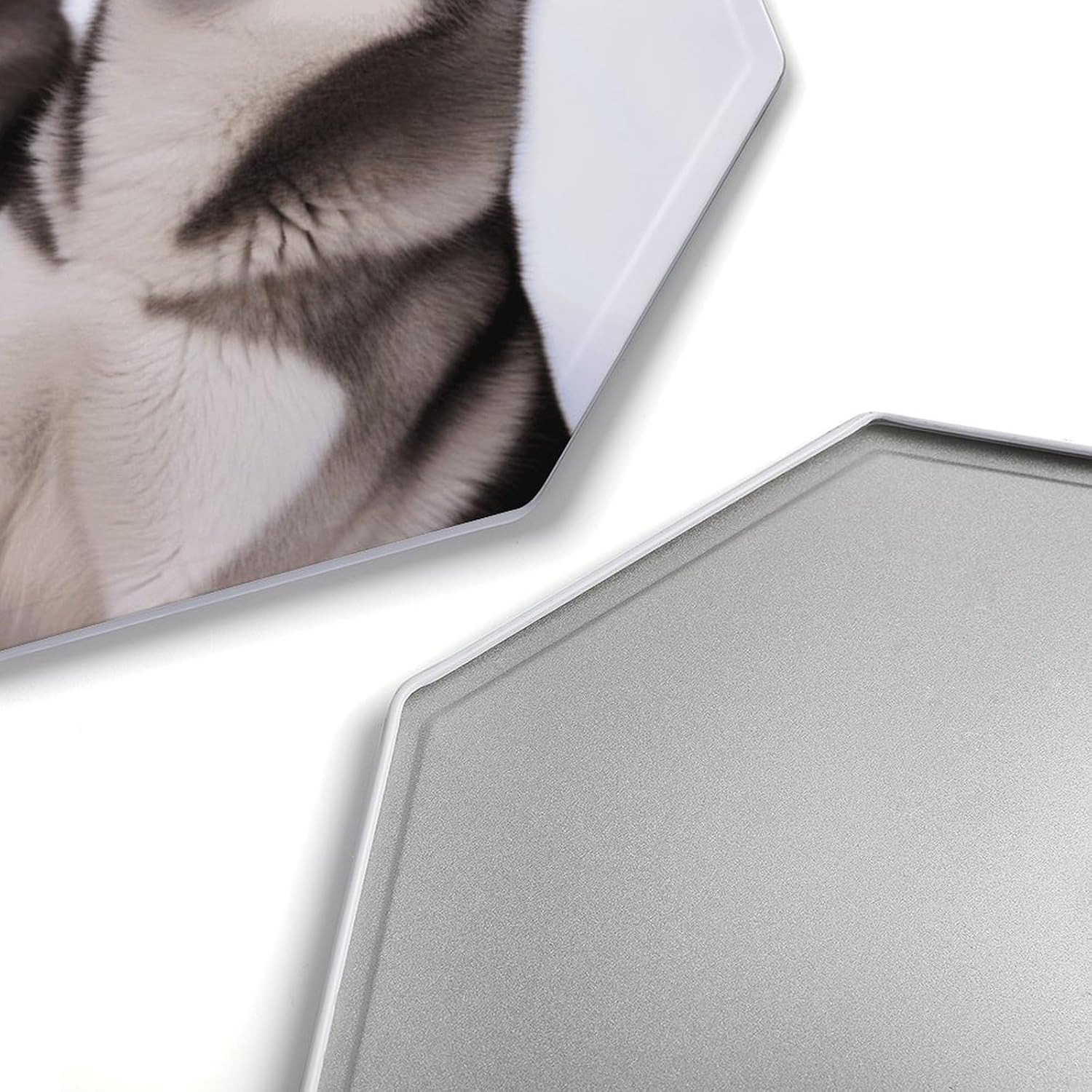 Ctagon Metal Sign for Home, Modern Display Plate for Kitchen, Husky Dogs Plates Accent Hanging Wall Decorations 3PCS for Living Room, Bedroom, Hallway, Hotel
