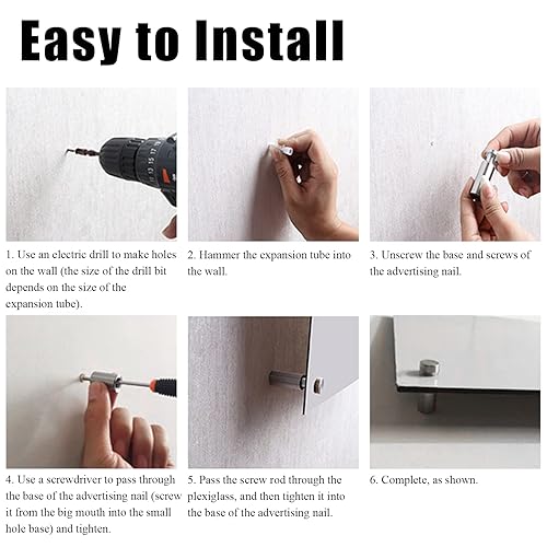 Vista 20 de Luomorgo Tornillos de acero inoxidable Negro