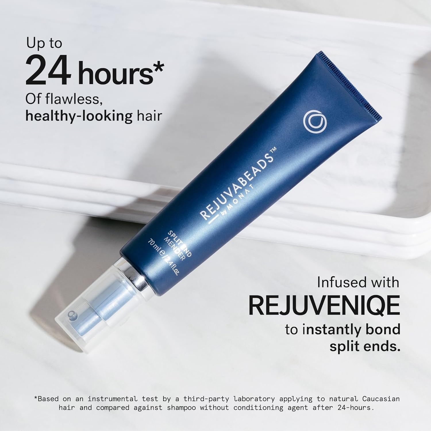 MONAT Rejuvabeads® Infused w/Rejuveniqe® - A Revolutionary Leave-in Split End Mender. Lightweight Serum Instantly Repairs Split Ends & Leaves Healthier-Looking Hair. - Net Wt. 70 ml / 2.4 fl. oz. - Image 4