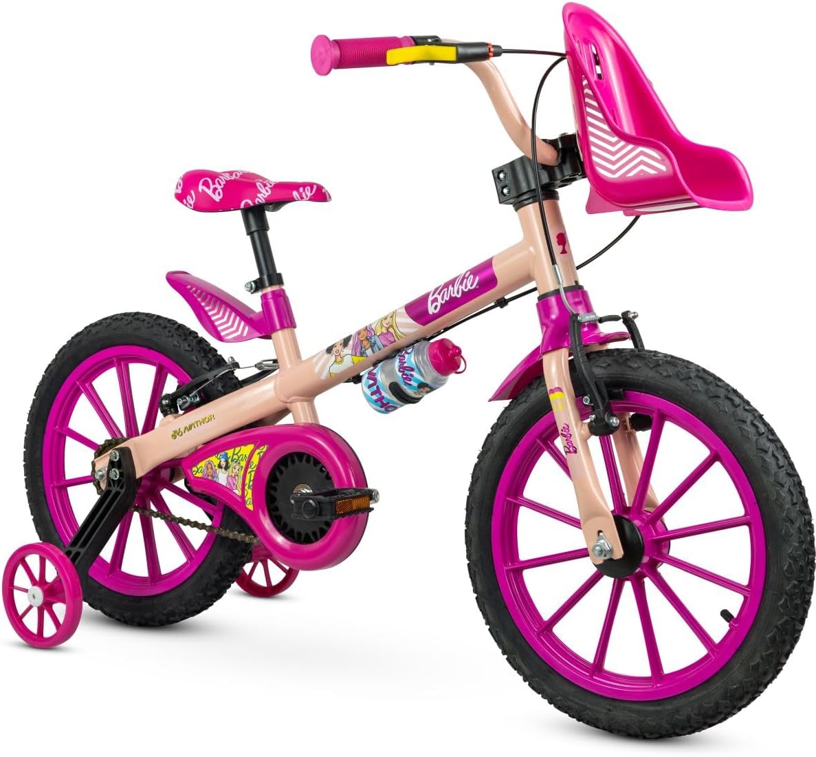 Bicicleta infantil Caloi Barbie aro 16