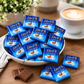 Milk Chocolate Naps Mini Chocolate Bars 45 Count Individually Wrapped Bite Size Chocolate Candy for Parties, Candy Bowls, Office Snacks, Gift Baskets, Baking, Dessert Tables and Everyday Treats