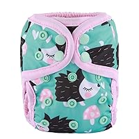 Vista 19 de Pañal para bebé recién nacido 8lbs-10lbs (floral)