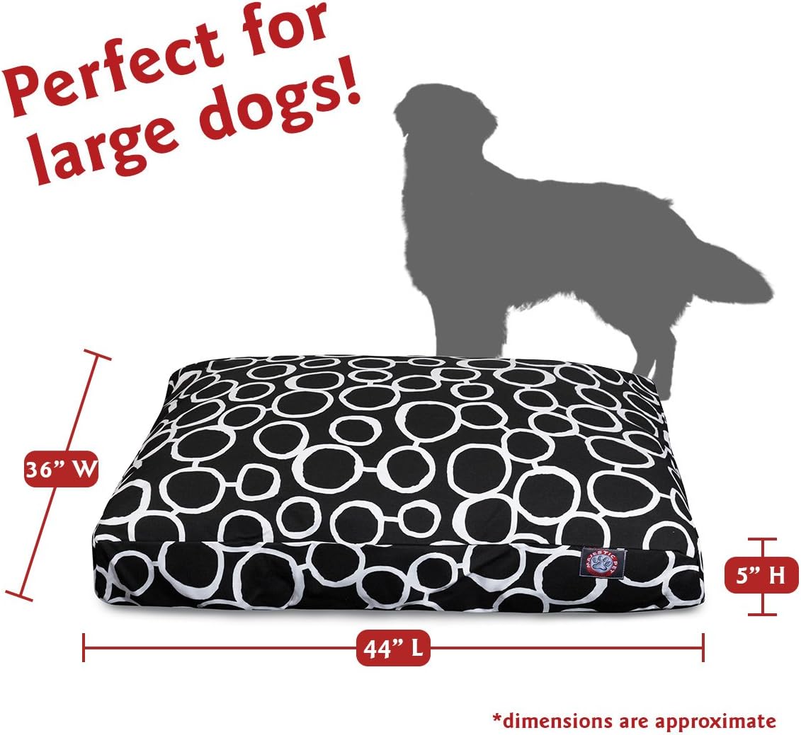 review Majestic Pet Fusion Black Large Rectangle Pet Bed