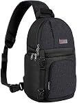 MOSISO Camera Sling Bag, DSLR/SLR/Mirrorless Camera Case Shockproof Photography Camera Backpack