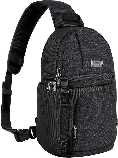 MOSISO Camera Sling Bag, DSLR/SLR/Mirrorless Camera Case Shockproof Photography Camera Backpack