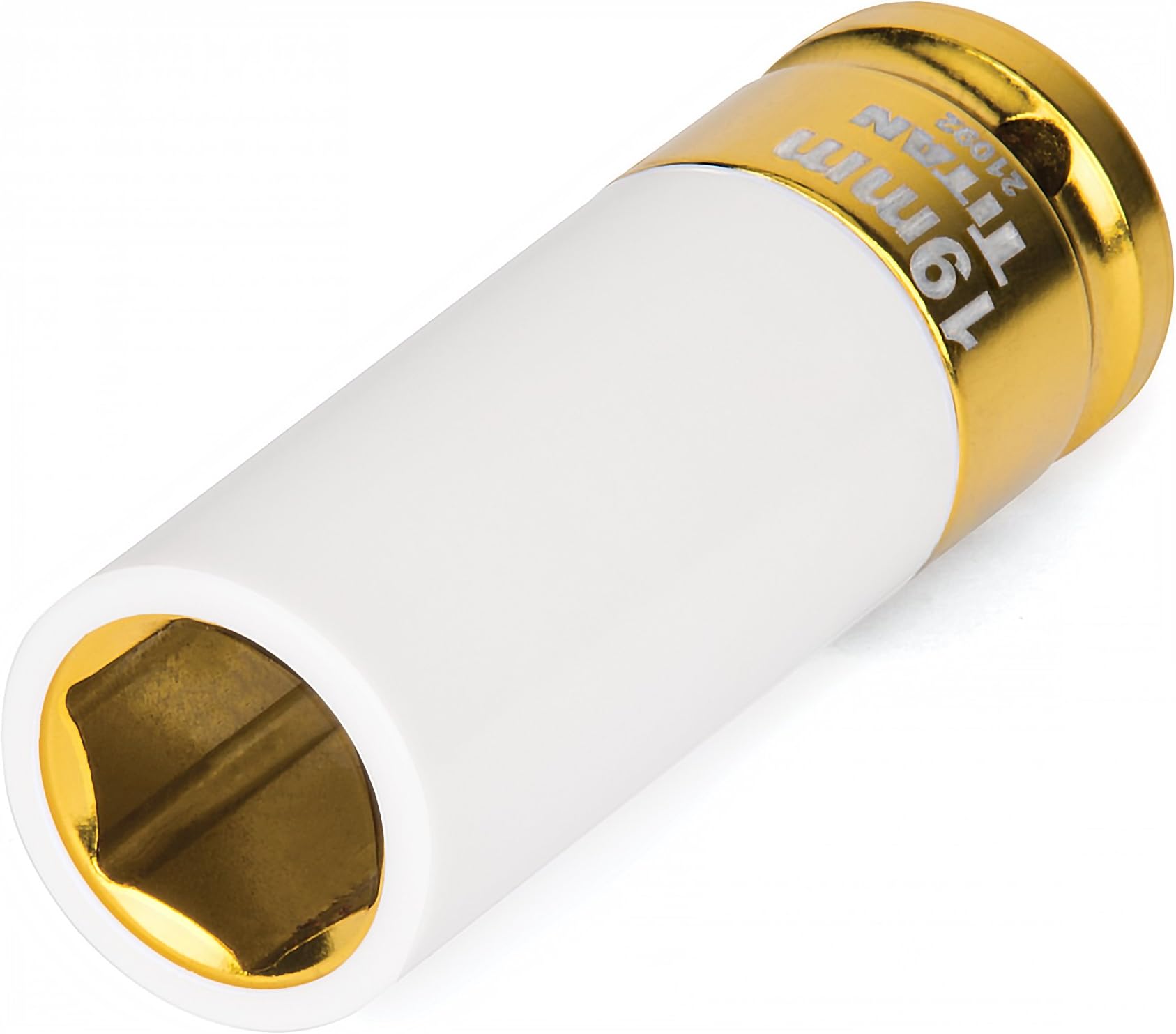 TITAN 21092 1/2-Inch Drive x 19mm Non-marring Impact Deep Lug Nut Socket