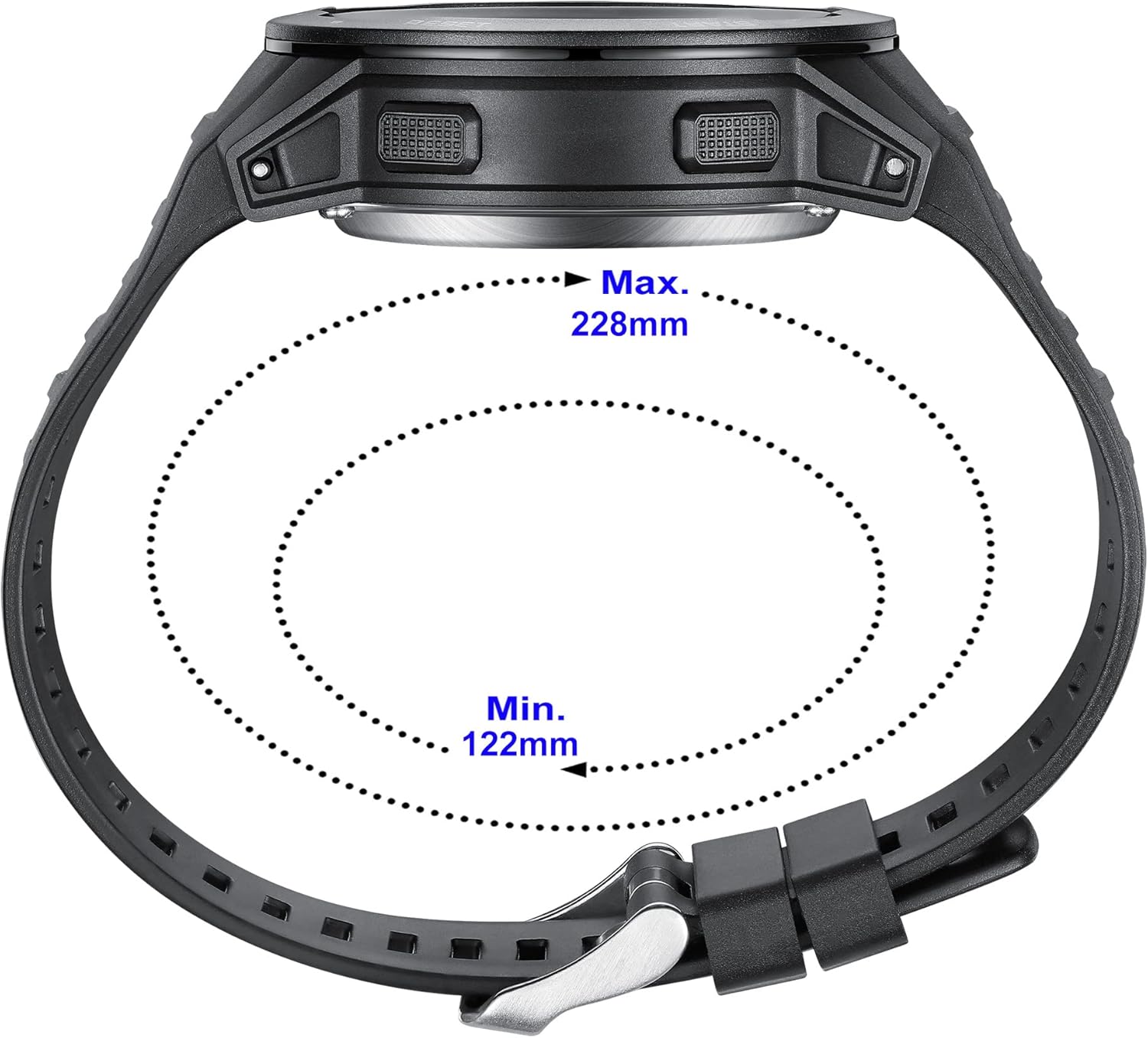 TICCI Men Women Unisex 8 Alarm Vibrating Watch Medication Aids Vibra Alert Pill Reminder Big Digits Waterproof