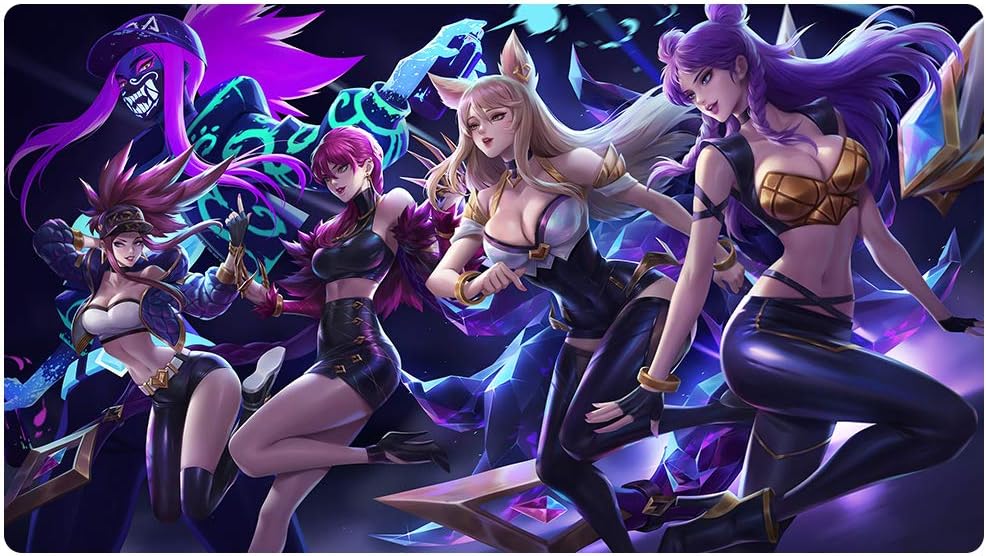 Large Gaming Mouse Pad Extended Mouse Mat Waterproof Mouse Pad with Non-Slip Rubber Base Game Mouse Mat Ideal for Desk Cover, Computer Keyboard, PC and Laptop (90x40 huligirlY48)
