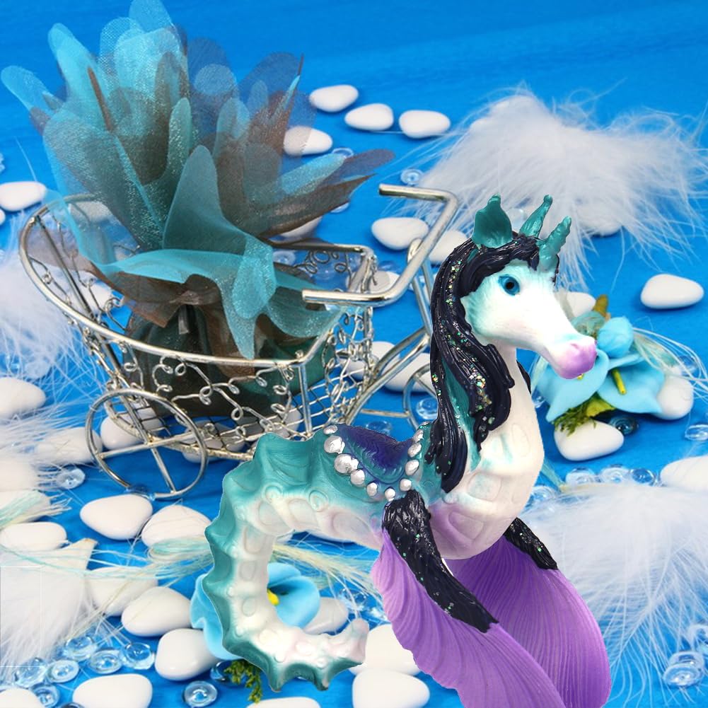Doyomtoy Seahorse Elf Toy Figure Sea Family, Underwater Horse Mythical  Pegasus Model Magic Energy Creature Solid Coloured Seahorse : Amazon.de:  Toys