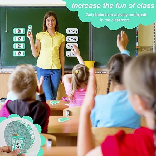 Miniatura 5 de Boletos para rifas de un solo rollo, boletos sonrientes para eventos, entradas, recompensas de clase, recaudación de fondos y premios Rollo de 1000