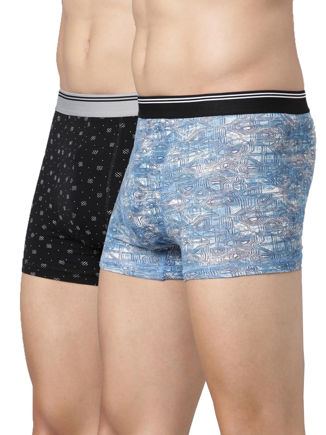 joven Men Printed Cotton Trunks Pack of 2-picture-10