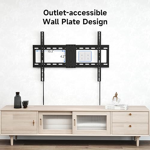 Miniatura 5 de suptek Soporte de pared para televisores de pantalla plana de 37 a 86 pulgadas, montaje fijo de perfil bajo para hasta 176 libras y VESA