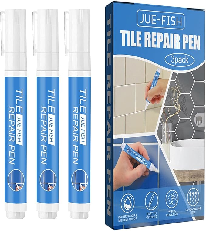 YUAB Grout Pen 3pcs/Pack Tile Grout Paint Pen Tile
