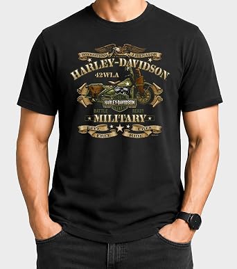 Harley-Davidson Military, Choose Charcoal for Military Veteran's Support, or Black for War Bike