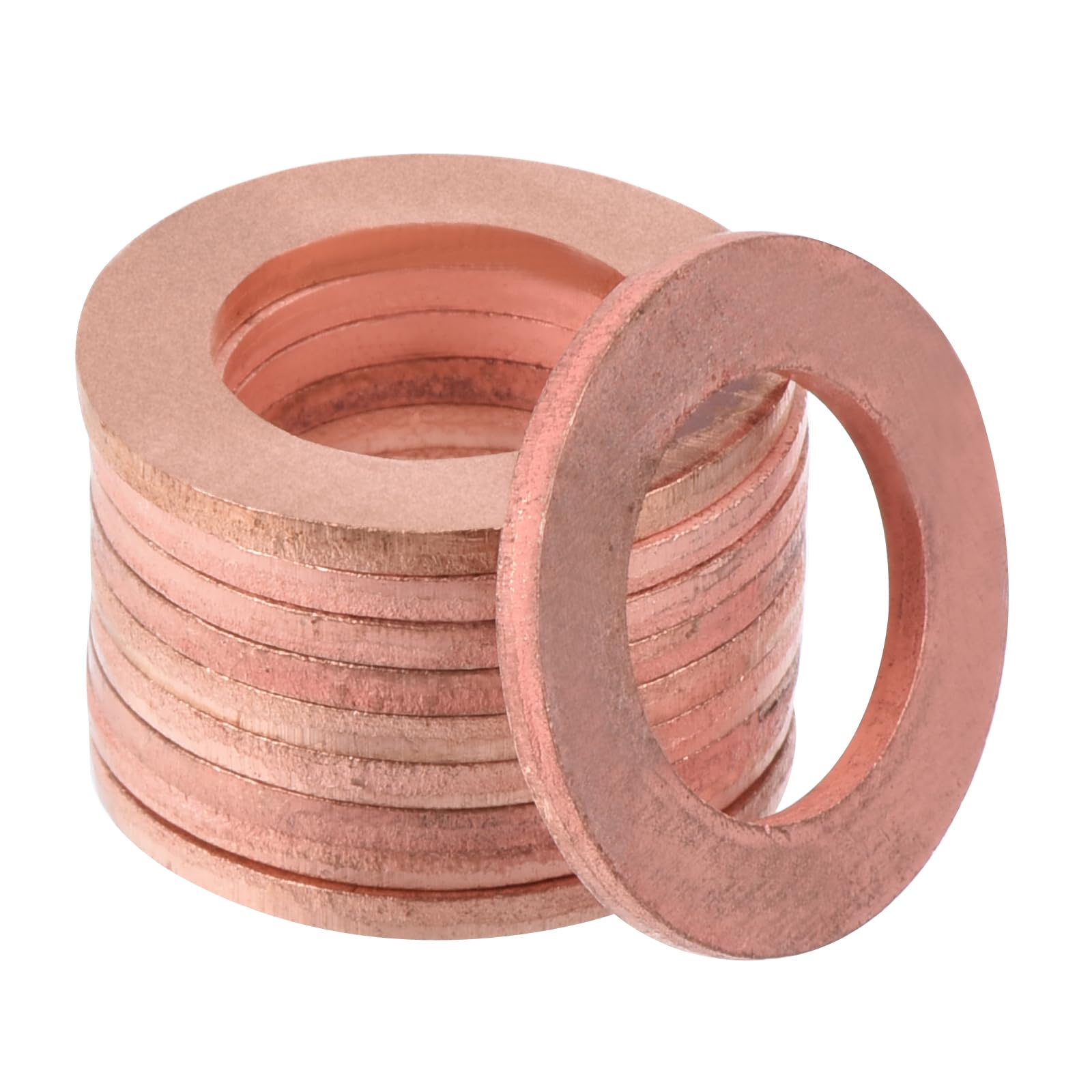 10 Rondelle Di Rame 12x20x1.5mm - Per Raccordi Idraulici, Carburante, Tenute Stagne - Foto 8