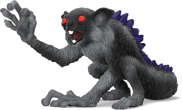 SCHLEICH ELDRADOR Creatures | Schatten Lemur 70855 | detailgetreue Monster Figur mit Rückenkristallen | hochwertige Figuren zum Sammeln & Spielen | Geschenk für Kinder ab 7 Jahren | 13 x 6 x 7 cm - 1