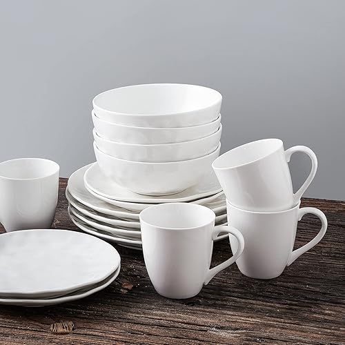 Miniatura 6 de vicrays Juego de 6 cuencos de cerámica para pasta, cuencos de sopa de 32 onzas, cuencos grandes para ensalada, resistentes a las astillas, aptos