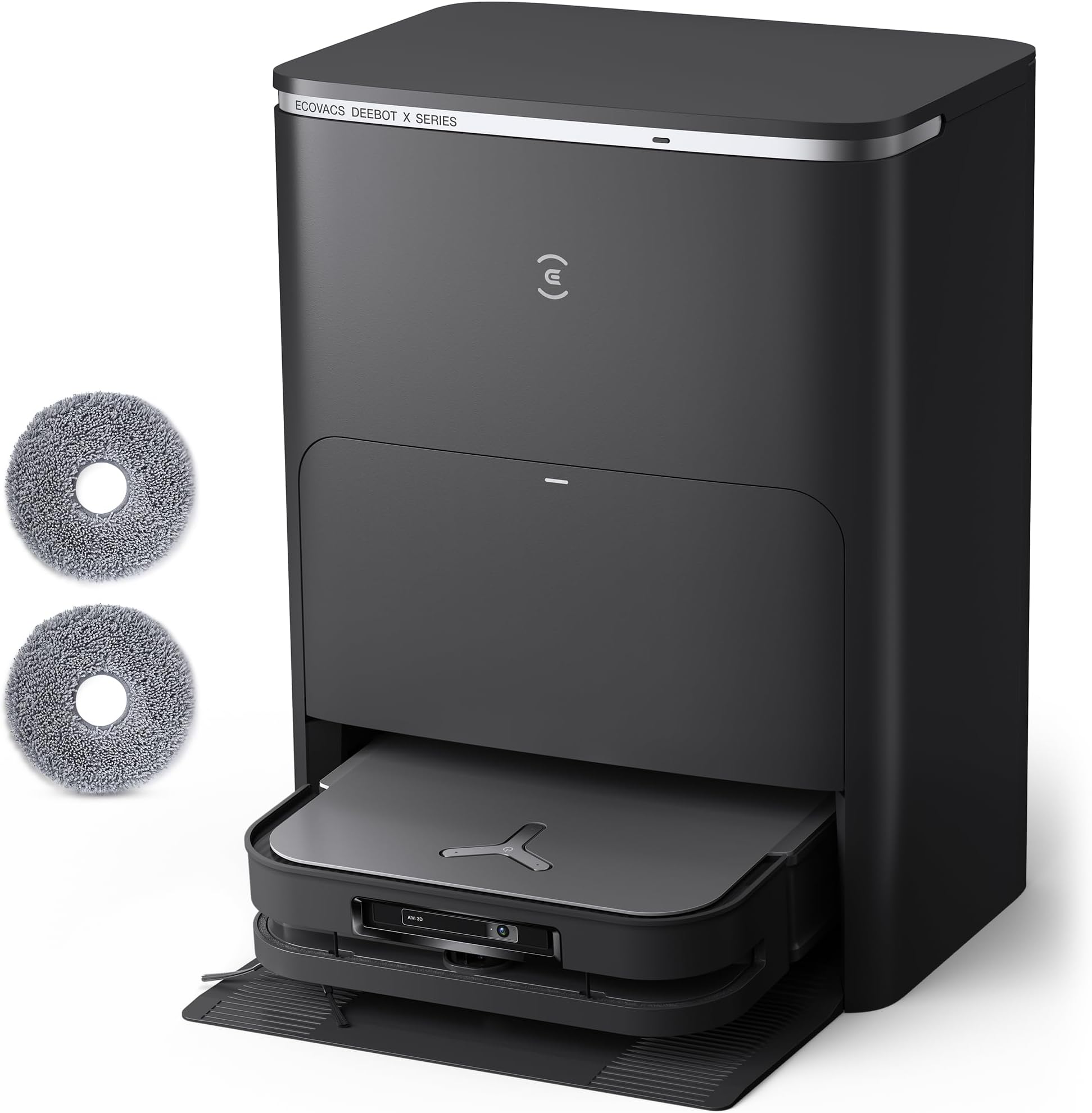 Deebot X5 Pro Omni All-in-One Robot Vacuum Cleaner, 12800Pa, ZeroTangle, TruEdge Adaptive Edge Mopping, 150°C Hot Water Wash, AINA 2.0 Smart Navigation