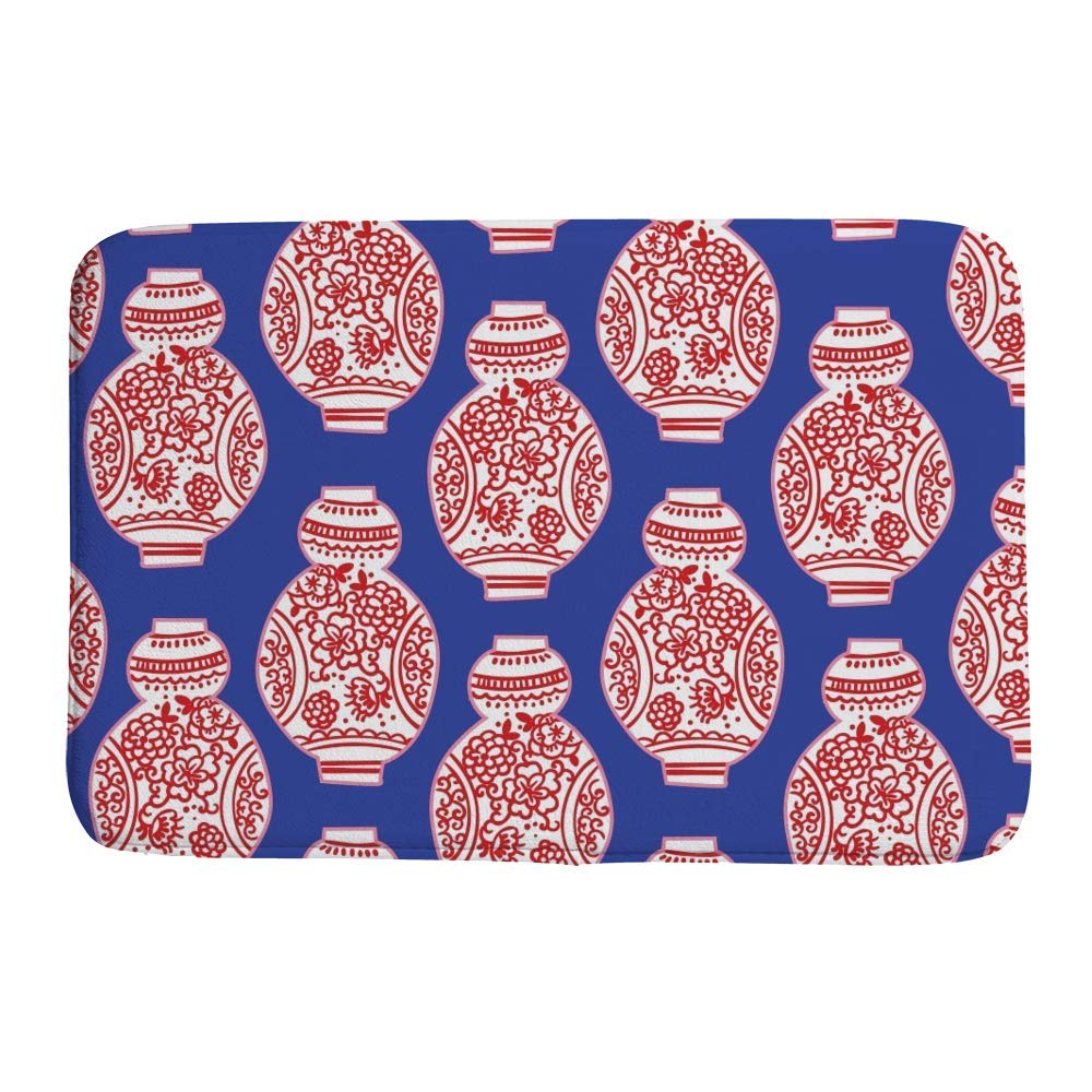 Tapis de salle de bain à mémoire de forme contre le sol glissant et froid