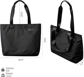 ALPAKA Elements Tote 20 L - Spacious Interior Tote Bag with Foldable,Semi-padded Sleeve fits 16 Laptop