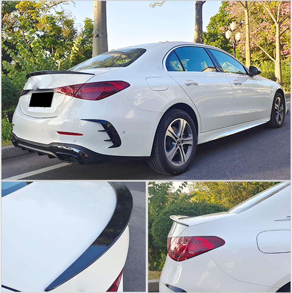 Carbon Fiber Rear Trunk Spoiler Fits for Mercedes-Benz C Class W206 C200 C300 Base Sport Sedan 4-Door 2022-2023 Rear Spoiler Wing Lip Factory Outlet