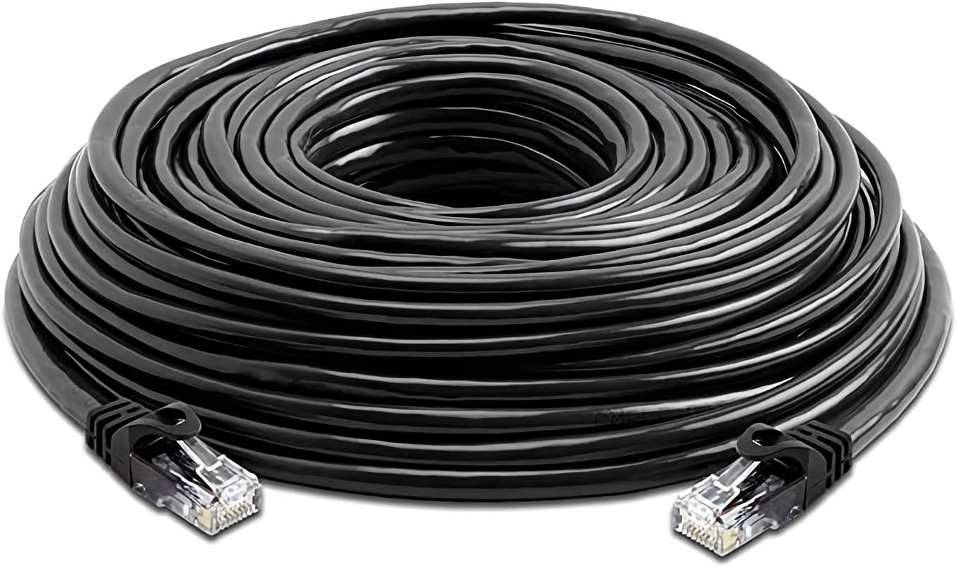 PrimeCables 100FT Cat6 Cable (Made of 24 AWG Pure Bare Copper