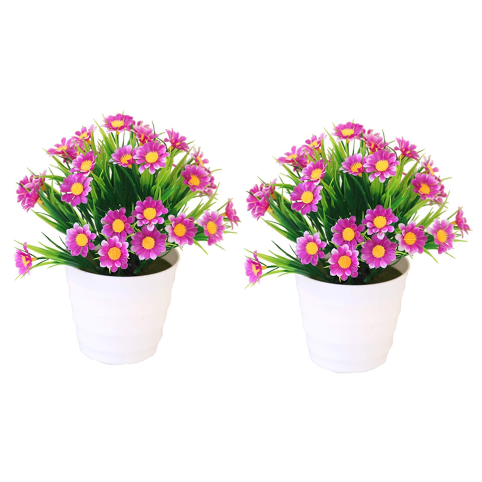 Fausses mini fleurs artificielles pour décorer une table sans entretien