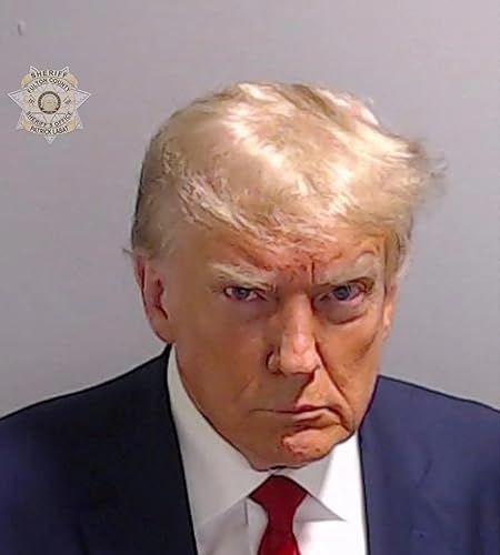 ConversationPrints Cartel de impresión fotográfica brillante de DONALD TRUMP GEORGIA MUGSHOT 2023