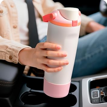 2Pcs Silicone Boot for Owala 30oz 40oz FreeSip Sway Bottles & Tumblers, Protective Silicone Boots Sleeves for Owala Tumblers(Light Orange 2Pcs)