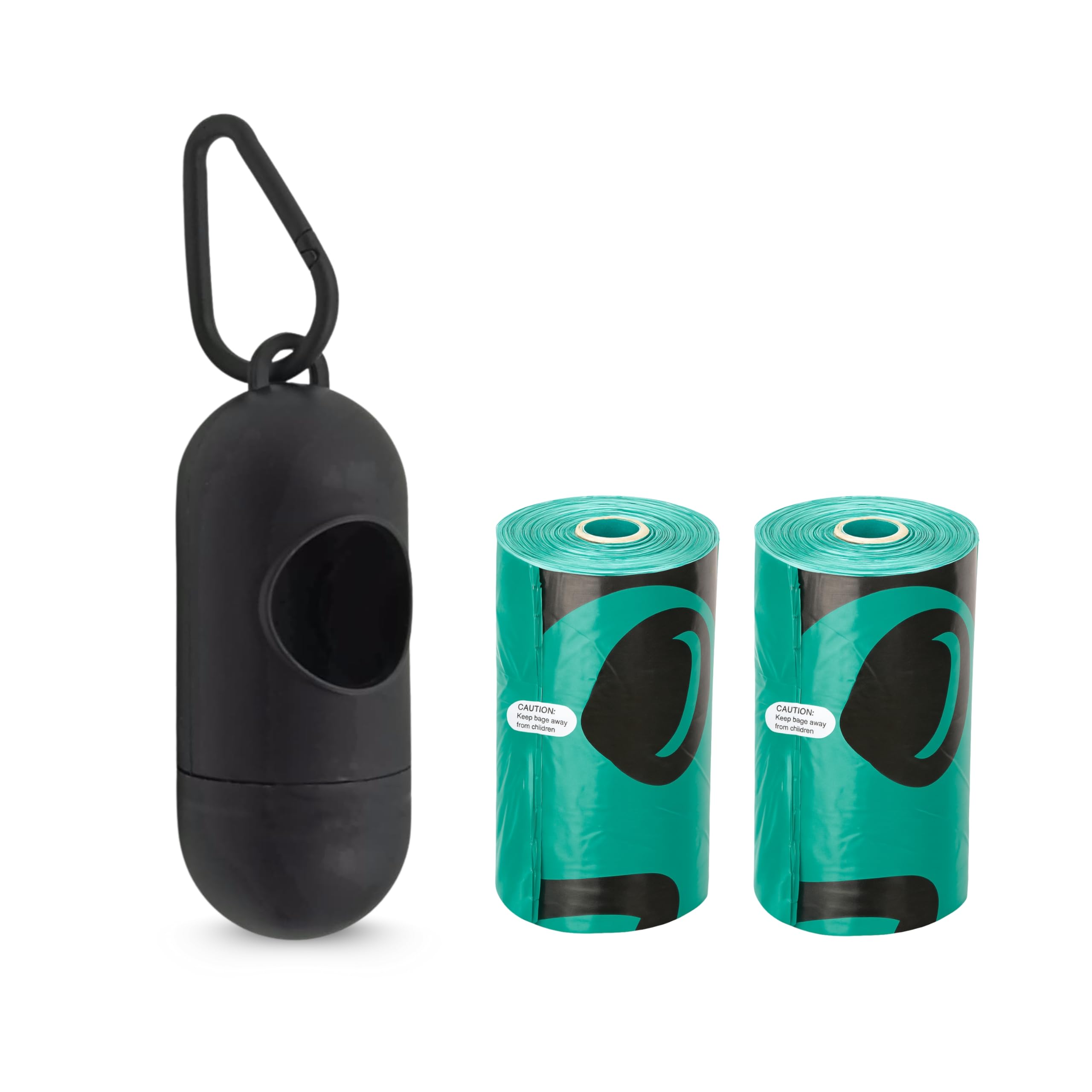 Foodie Puppies Biodegradable Garbage Poop Bags - 2 Rolls, 30 Bags with Poop Dispenser | Waste Poop Bags for Dogs & Cats | Leak Proof, Eco-Friendly Disposable Bags for Pets (Dispenser + 2 Poop Bag)