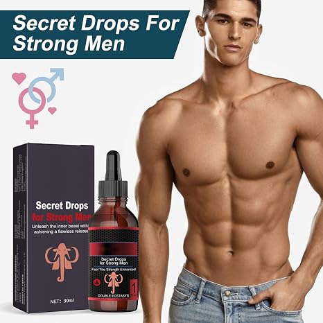 Happy Hormones Drops for Men Secret Drops for Strong Men Secret Happy Drops Oral Drops for Men Increase Sensitivity and Pleasure and Promote Improved Blood Circulation (3 Pieces)