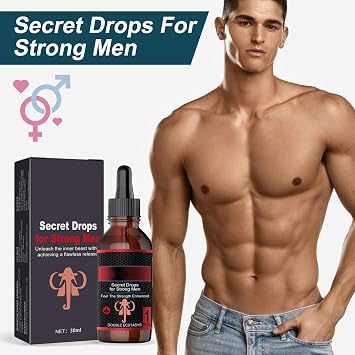 Secret Happy Drops,Oral Drops for Men, Happy Hormones Drops for Men, Secret Drops for Strong Men,Increase Sensitivity and Pleasure and Promote Improved Blood Circulation (M,1PC)