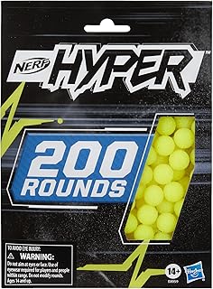 NERF Hyper 200-Round Refill Includes 200 Hyper Rounds, for Use Hyper Blasters, Stock Up Hyper Games