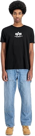 Alpha Industries Basic T ML T-Shirt for Men Black